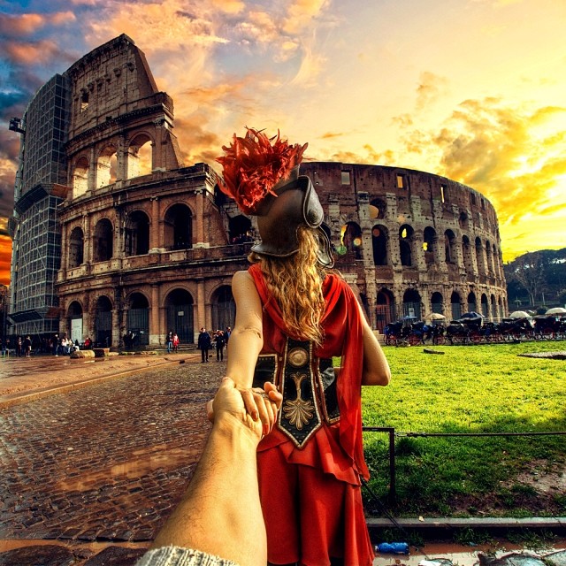 follow me to the Roman Colosseum